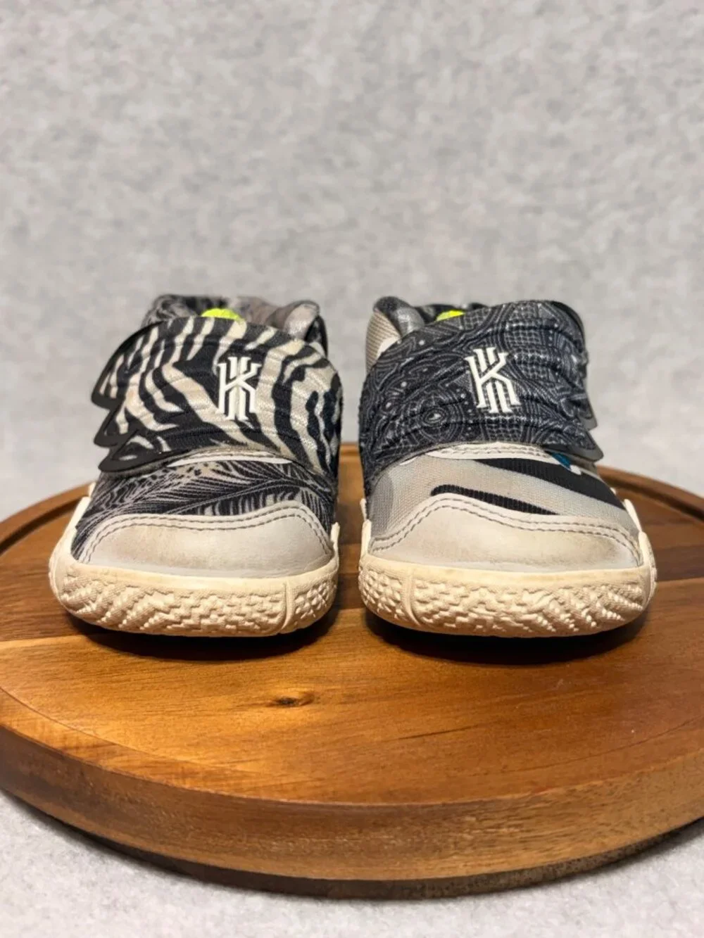 Nike Kybrid S2 TD 'What The Neon' Toddler Shoes Zebra & Palm Print Size 5C